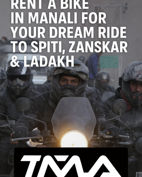 Royal Enfield bike rental for Spiti and Ladakh from Manali