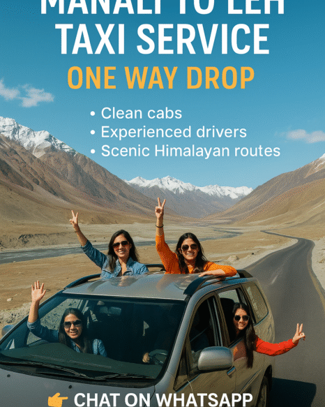 Taxi Service in Manali – Innova Crysta for long Himalayan trips