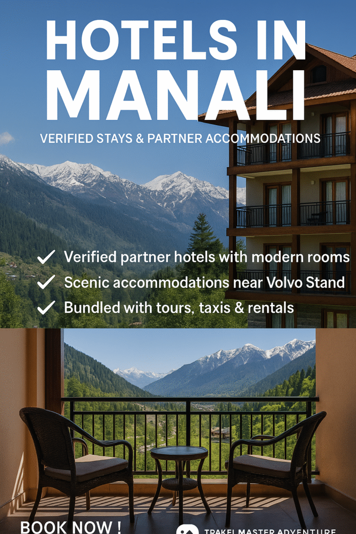 Hotels in Manali – verified partner stays with modern rooms