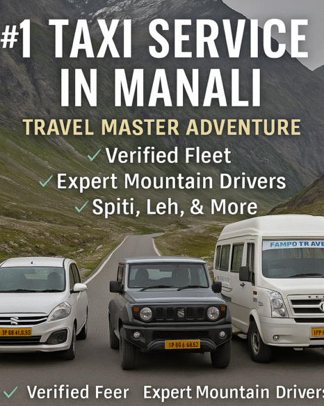 Taxi Service in Manali – Innova Crysta fleet with expert drivers