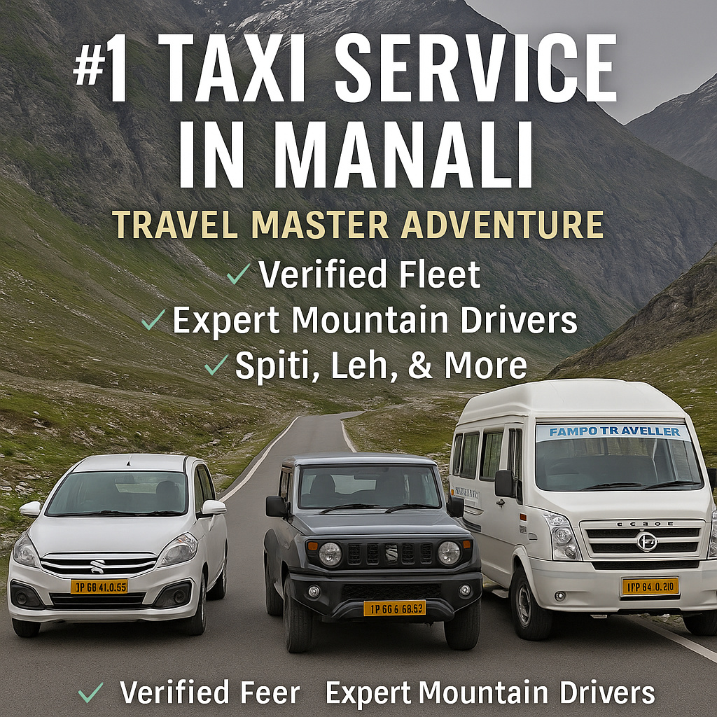 Taxi Service in Manali – Innova Crysta fleet with expert drivers